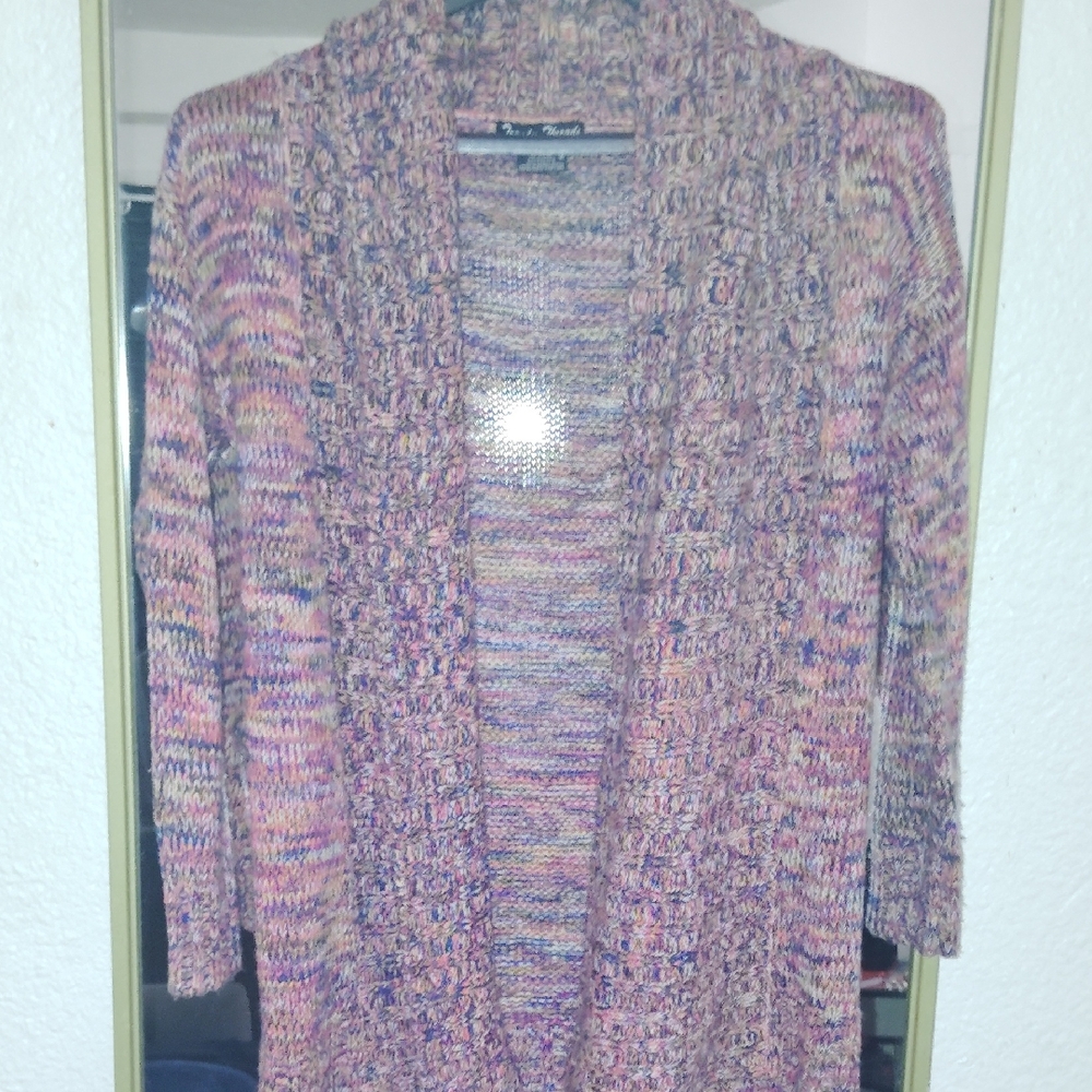 Stylish Multicolor Women's Cardigan